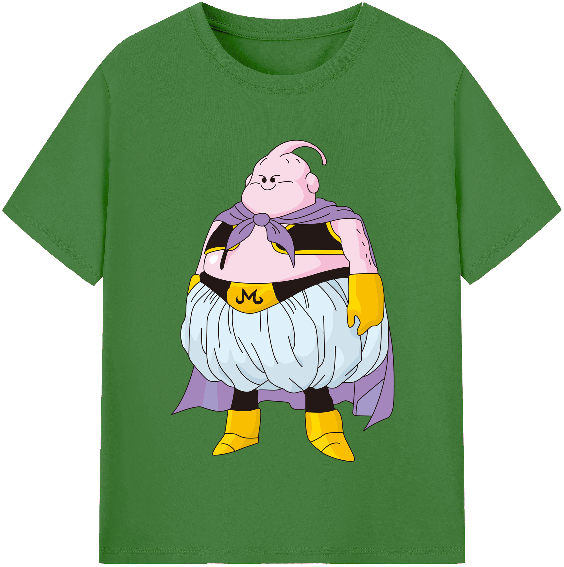 （画像用） ドラゴンボール 魔人ブウ DRAGON BALL Majin Buu レディースカジュアルプリントTシャツ（綿100％）